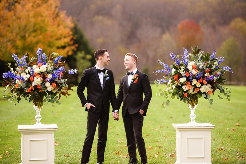 Aidan Grano and Brady Mickelsen Marry at the Inn at Little Washington in Virginia