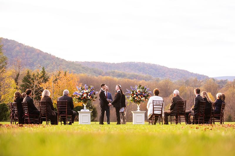 Aidan Grano And Brady Mickelsen Marry At The Inn At Little Washington In Virginia8