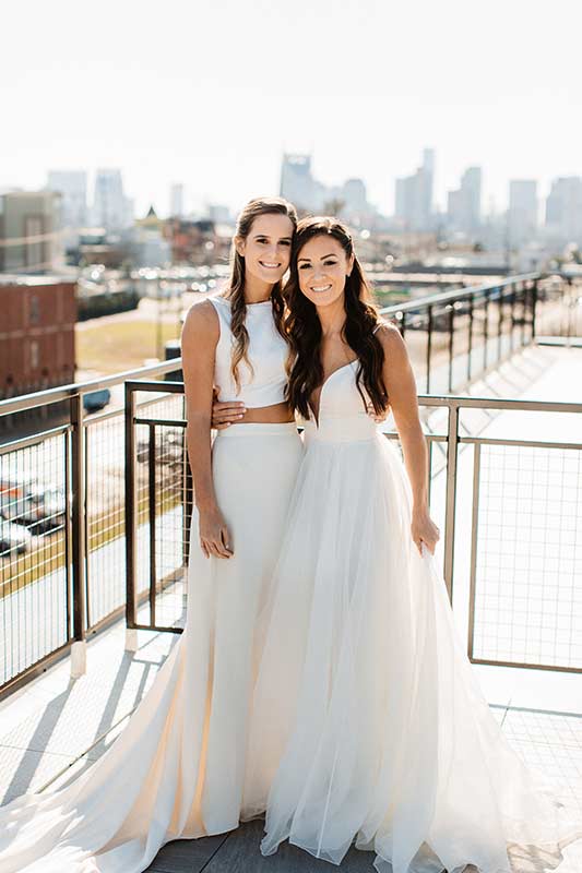 Alexandra Morgan And Whitney Christian Marry At White Avenue Studio In Nashville6 Alexandra Morgan And Whitney Christian Marry At White Avenue Studio In Nashville6