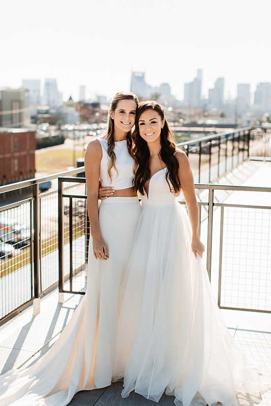 Alexandra Morgan And Whitney Christian Marry At White Avenue Studio In Nashville6