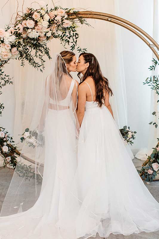 Alexandra Morgan And Whitney Christian Marry At White Avenue Studio In Nashville8