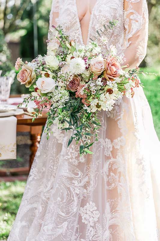 Bridgerton Inspired Garden Wedding In New Market Alabama Bouquet Bridgerton Inspired Garden Wedding In New Market Alabama Bouquet