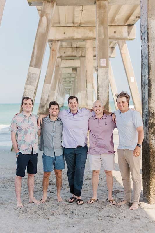 Hailey Fitzwater And Dallas Trull Get Engaged On Wrightsville Beach North Carolina Guy Friends