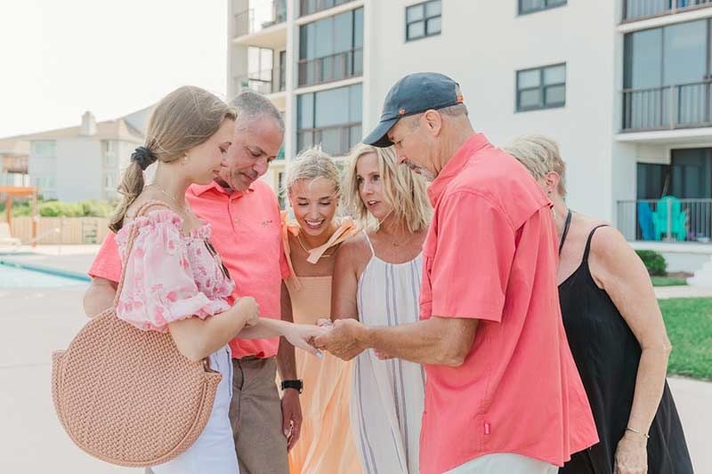 Hailey Fitzwater And Dallas Trull Get Engaged On Wrightsville Beach North Carolina Showing Off Ring