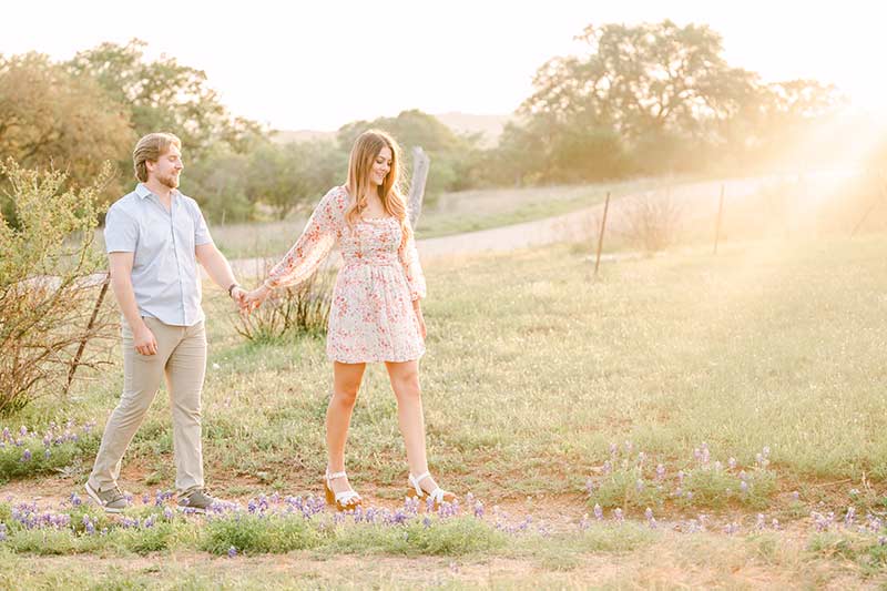 Love Story Leads To Engagement In Medina Texas Leading