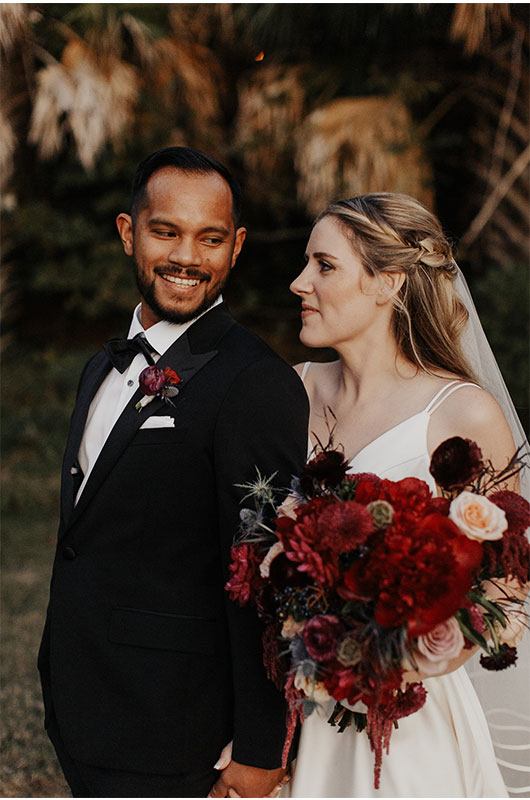 Margeaux Chase And KeeRyde Talasan Marry At The Contemporary Austin In Texas Bouquet