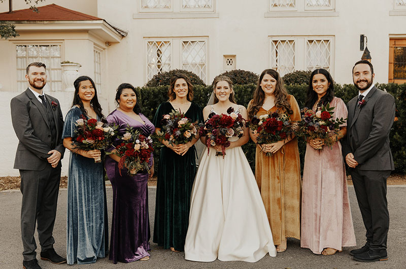Margeaux Chase And KeeRyde Talasan Marry At The Contemporary Austin In Texas Bridal Party