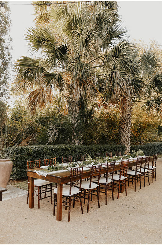Margeaux Chase And KeeRyde Talasan Marry At The Contemporary Austin In Texas Tablescape