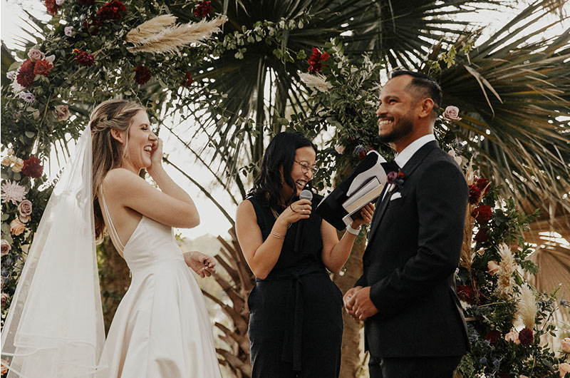 Margeaux Chase And KeeRyde Talasan Marry At The Contemporary Austin In Texas Vows