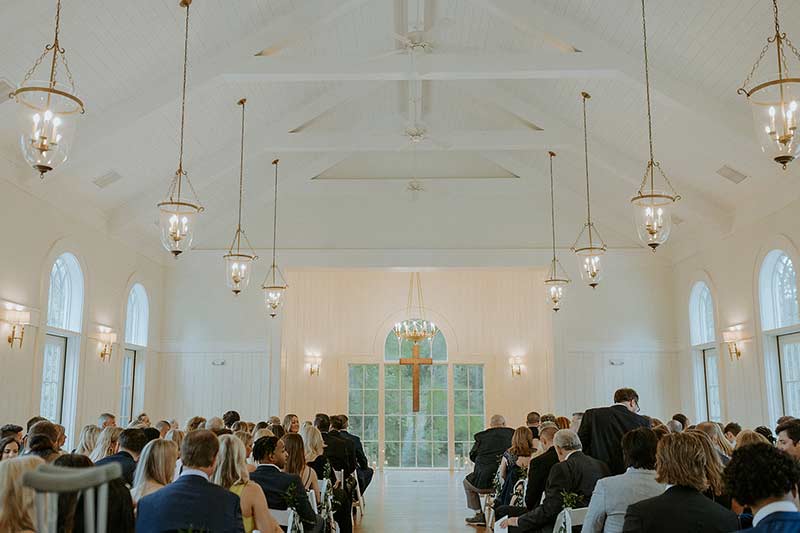 Marissa Mowry And Trevor Lawrence Wedding In South Carolina Ceremony Setup