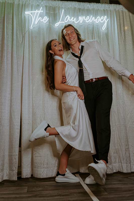 Marissa Mowry And Trevor Lawrence Wedding In South Carolina His And Hers Sneakers Marissa Mowry And Trevor Lawrence Wedding In South Carolina His And Hers Sneakers