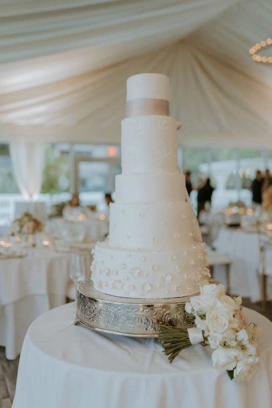 Marissa Mowry And Trevor Lawrence Wedding In South Carolina Reception Cake