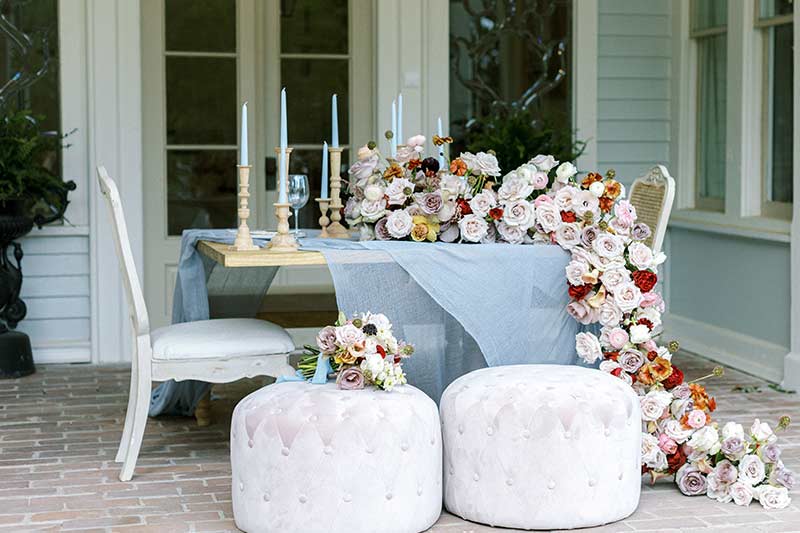 Modern Wedding At The John Nickerson House In Lafayette Louisiana Eclectic Table