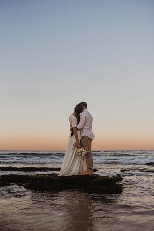 Rob And Roza Trachuk Celebrate Their Anniversary With An Elopement Styled Shoot In St Augustine Florida In The Ocean