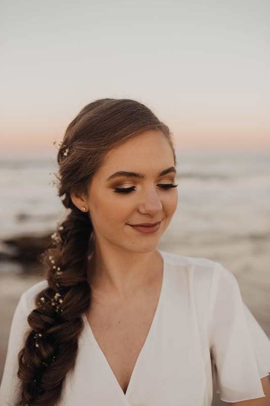 Rob And Roza Trachuk Celebrate Their Anniversary With An Elopement Styled Shoot In St Augustine Florida Makeup And Hair