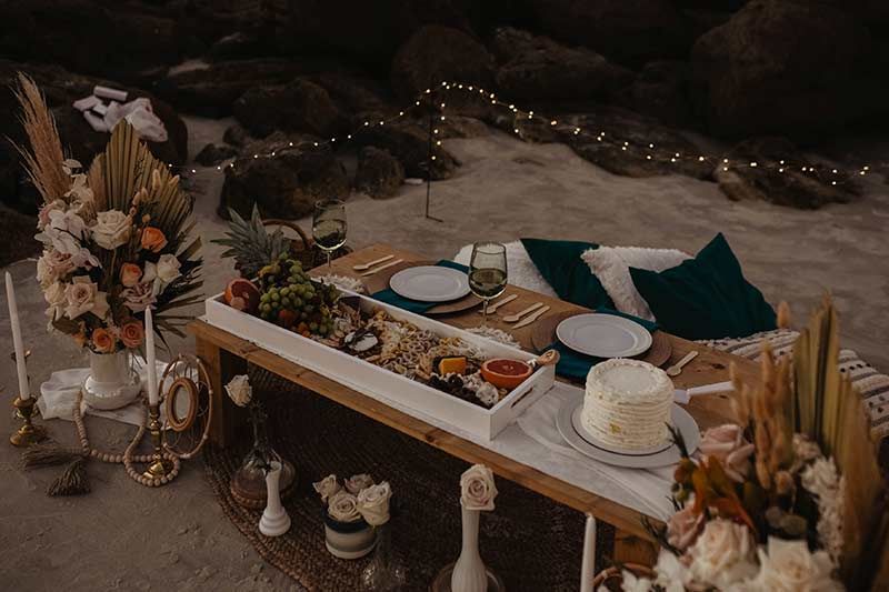 Rob And Roza Trachuk Celebrate Their Anniversary With An Elopement Styled Shoot In St Augustine Florida Picnic At Night