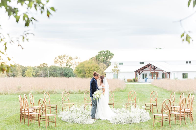 An Intimate Wedding of Botanical Romance at Emerson Fields in Excello, Missouri