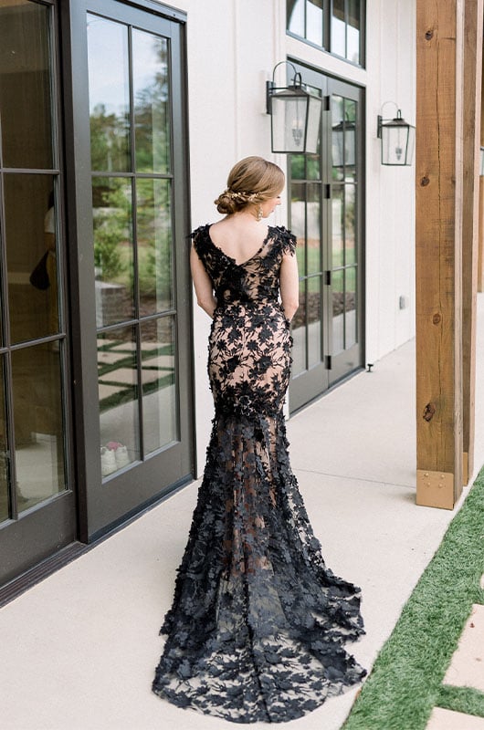 Turn Darkness Into Light With This Styled Wedding Of Bold Elegance Dress