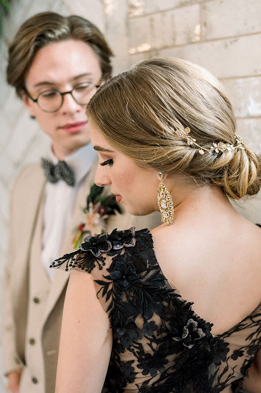 Turning Darkness Into Light With A Wedding Of Bold Elegance In North Carolina Makeup