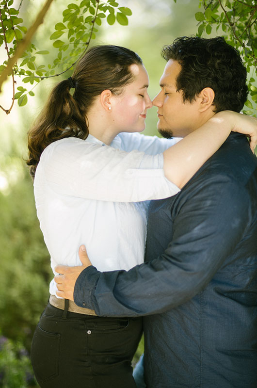 An Engagement At The Memphis Botanical Gardens Face To Face