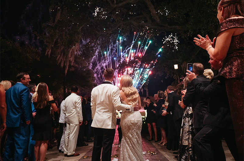 Stacey Asaro And Ryan Gaudet Marry At The Luxury Southern Oaks New Orleans Couple Watches Fireworks Go Off Copy 2