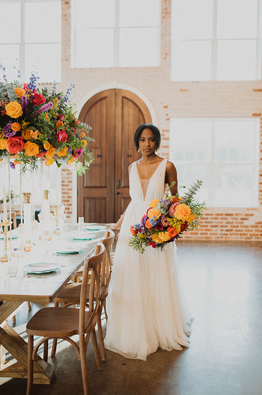 A Modern Spring Wedding In Georgetown Tennesseebride Standing Table A Modern Spring Wedding In Georgetown Tennesseebride Standing Table