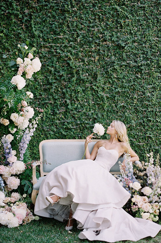 This Styled Shoot Boasts An Old World Wedding Feel With An Ethereal Twist Couch