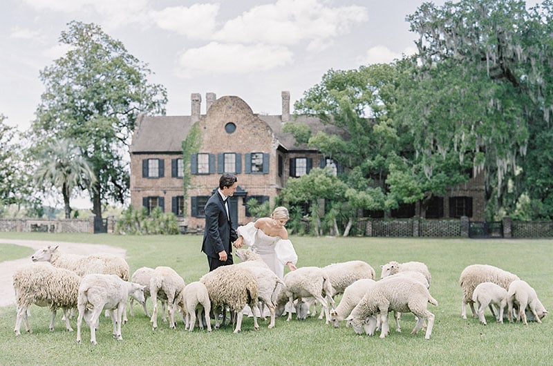 This Styled Shoot Boasts An Old World Wedding Feel With An Ethereal Twist Sheep2