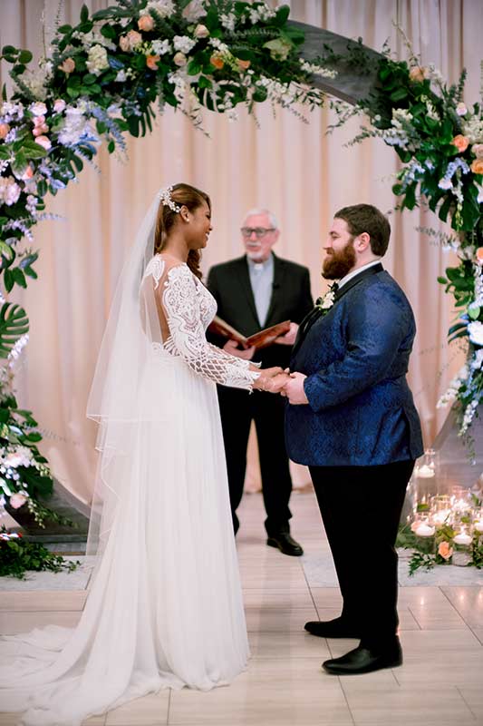 Christine Nau And Brandon Steinbook Marry In An Art Nouveau Wedding In Georgia Ceremony