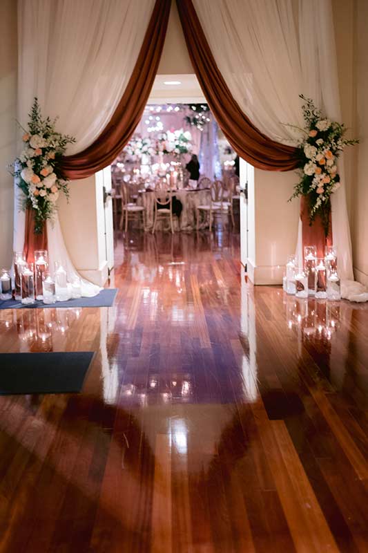 Christine Nau And Brandon Steinbook Marry In An Art Nouveau Wedding In Georgia Reception Decor