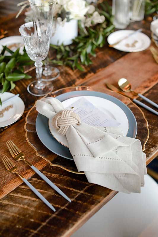 Katelynn Rose And Taylor Walsh Bohemian Style Nautical Wedding In Tampa Florida Reception Table Details