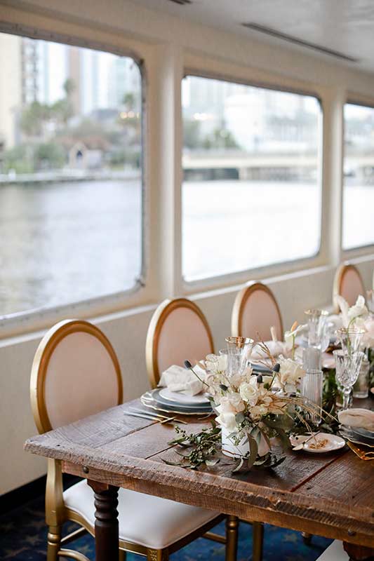 Katelynn Rose And Taylor Walsh Bohemian Style Nautical Wedding In Tampa Florida Reception Table