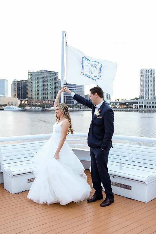 Katelynn Rose And Taylor Walsh Bohemian Style Nautical Wedding In Tampa Florida Reception Yacht