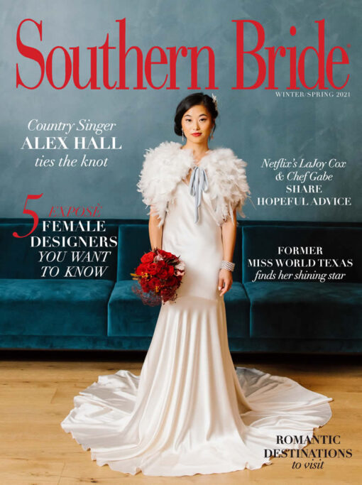 Southern Bride Magazine Winter 2021 Cover Of The Winter Spring 2021 Edition