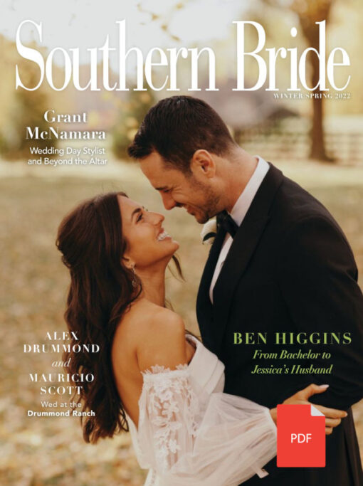 Southern Bride Magazine Digital Winter 2022 Cover