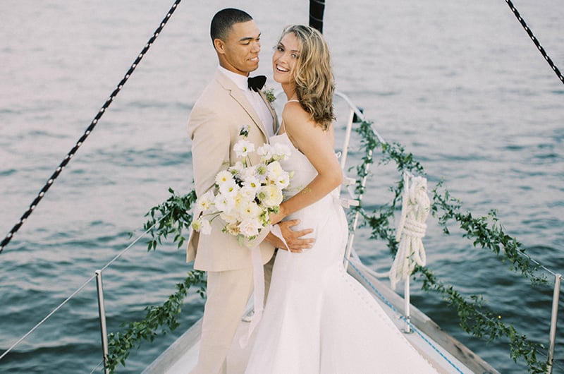 Sail Into The New Year With This Elopement On The Harbor