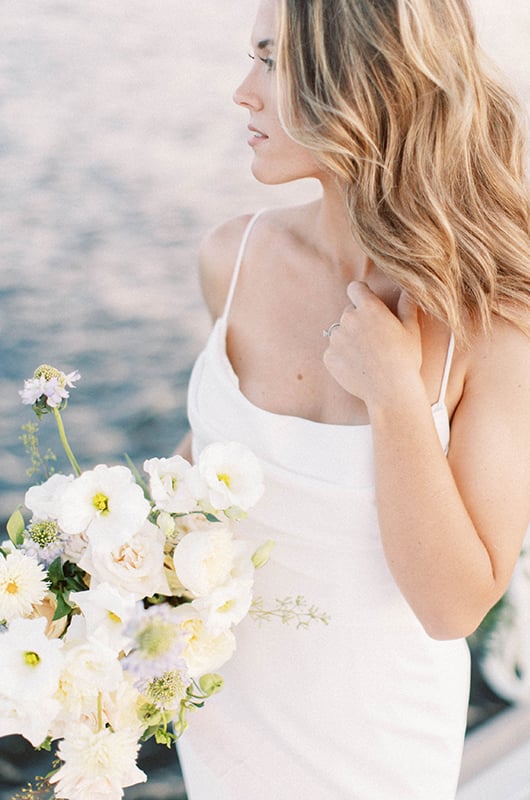 Sail Into The New Year With This Elopement Shoot On The Harbor Dress2