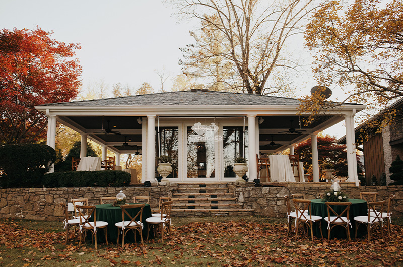 Ben Higgins And Jessica Clarke Celebrity Nashville Tennessee Wedding Reception Setup