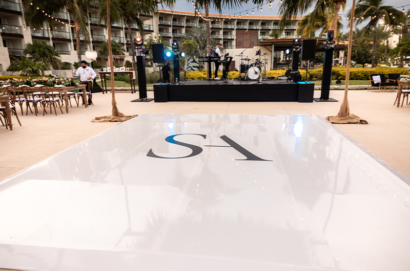 Steven Benoit Adam Baker Riviera Maya Destination Wedding At UNICO Hotel Dance Floor