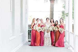 Glamorous Bohemian Wedding In Charleston South Carolina Bridesmaids