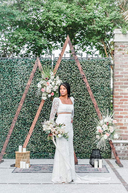 Glamorous Bohemian Wedding In Charleston South Carolina Installations