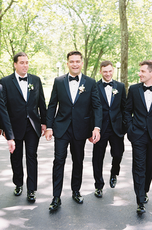 Molly Rooney And Killian Woodward Luxury Waterfront Wedding In Tennessee Groom With Groomsmen