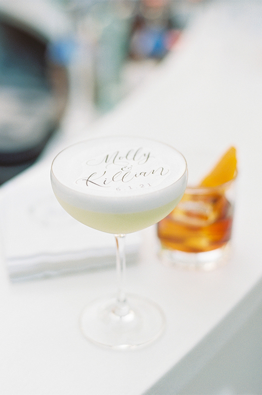 Molly Rooney And Killian Woodward Luxury Waterfront Wedding In Tennessee Signature Drink