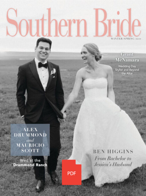 Southern Bride Magazine Digital Spring 2022 Cover