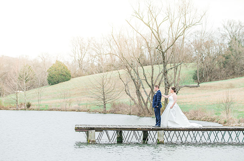 Caroline Blake And Jeffrey Byrnes Beautiful Lakeside Retreat Wedding First Look