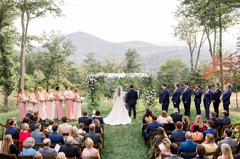 Charlotte Gerchick Jackson Alton Marry In An Lovely Mountainside Wedding Ceremony