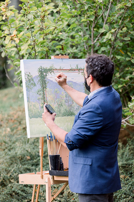 Charlotte Gerchick Jackson Alton Marry In An Lovely Mountainside Wedding Live Painter