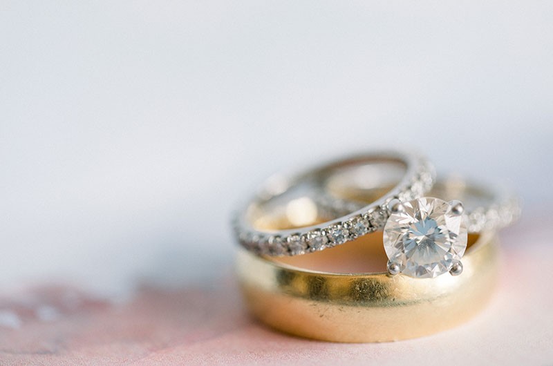 Charlotte Gerchick Jackson Alton Marry In An Lovely Mountainside Wedding Rings