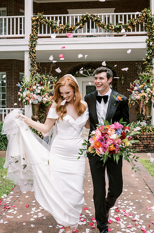 Stunning Southern Charm Texas Wedding Ceremony Exit