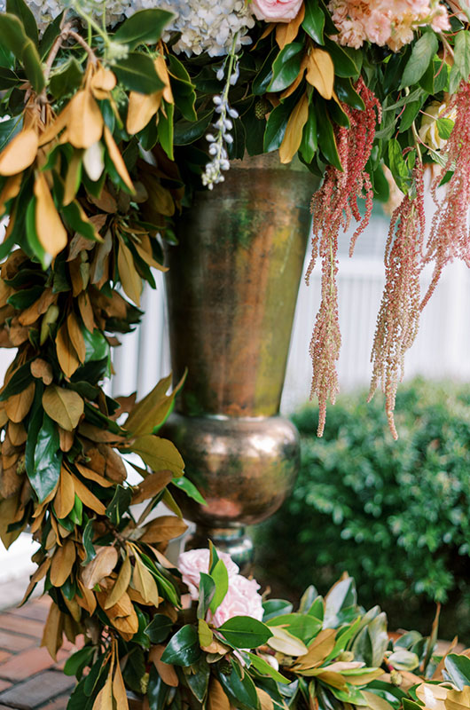 Stunning Southern Charm Texas Wedding Floral Detail
